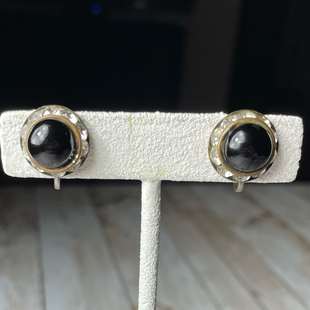 VINTAGE RHINESTONE EARRINGS